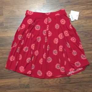 NWT LuLaRoe Madison Pleated Skirt w/Pockets, sz M